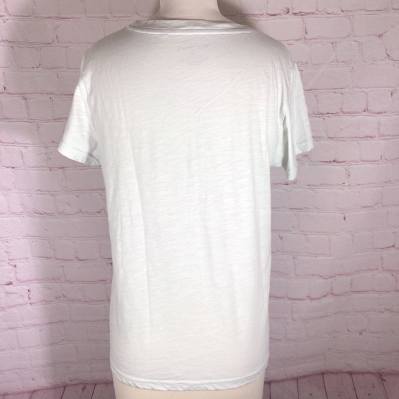 Rae Dunn Love Your Planet Short Sleeve Top - Size Medium - Picture 4 of 6